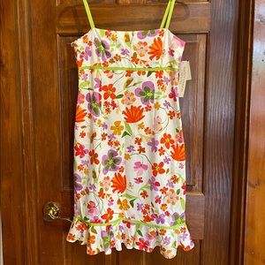 Maggy London Petites - Ruffled Floral Dress - 8